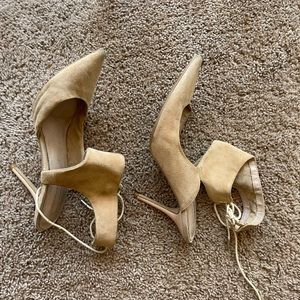 Topshop nude pointy stilletoes